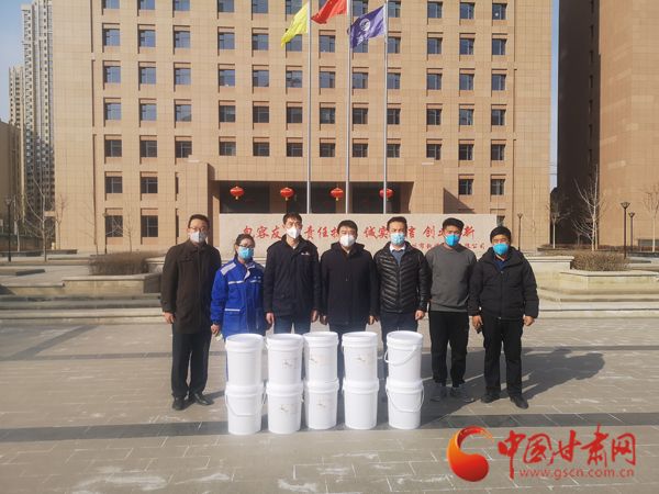 【甘肅全民戰(zhàn)“疫”】暖心！民革蘭州市委會捐助首批1噸防疫物資（圖）