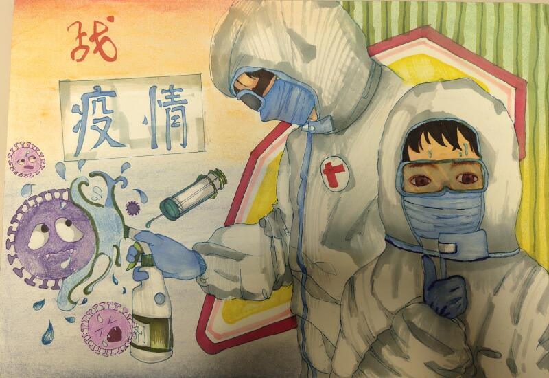 “疫情當(dāng)前，孩子們有‘畫’說(shuō)”作品展播（三十五）