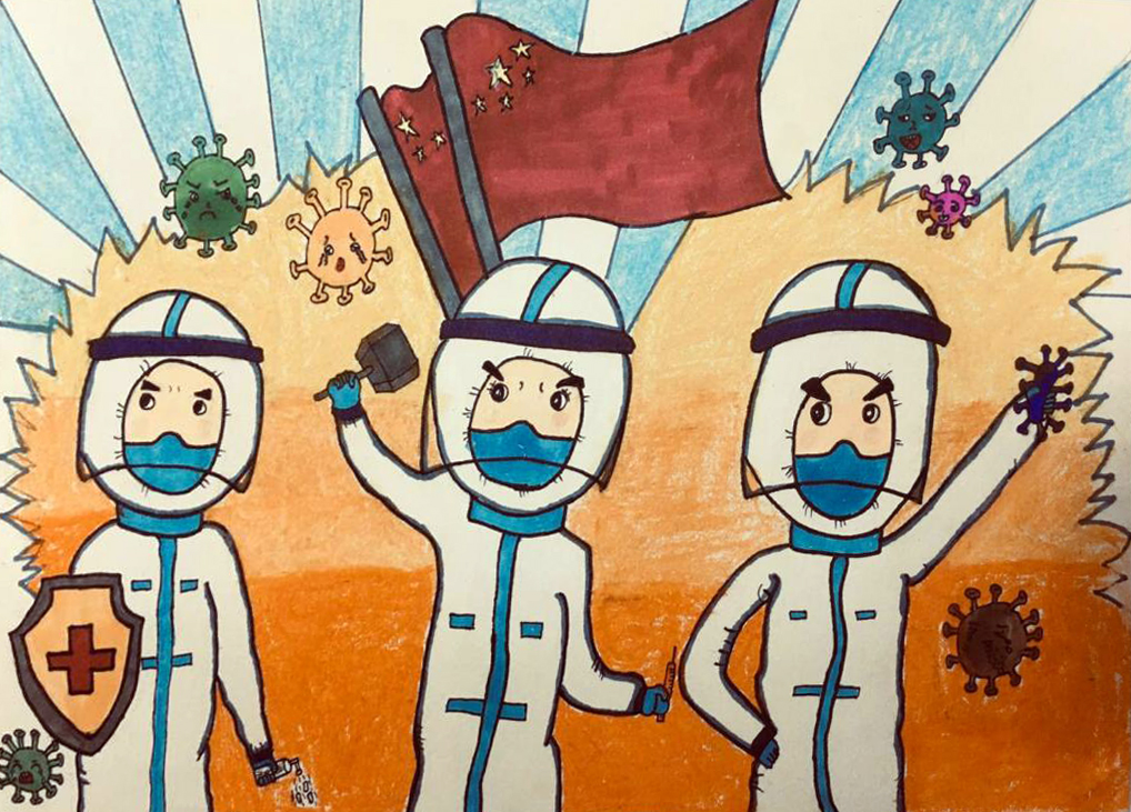 “疫情當(dāng)前，孩子們有‘畫’說”作品展播（三十九）