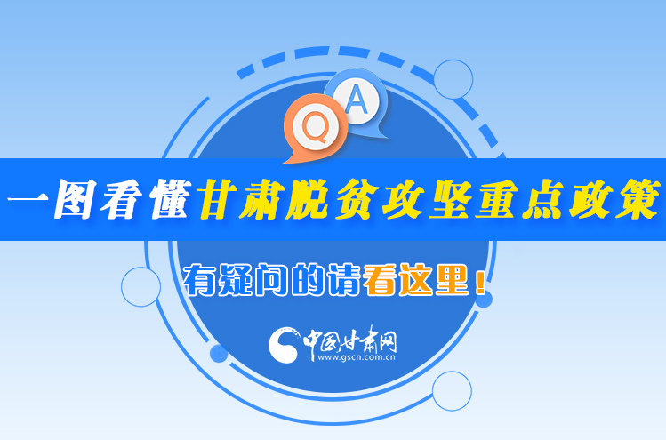 一圖看懂甘肅脫貧攻堅(jiān)重點(diǎn)政策，有疑問(wèn)的請(qǐng)看這里！