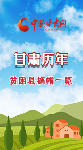 長(zhǎng)圖|75→0，一圖回顧甘肅貧困縣摘帽時(shí)間