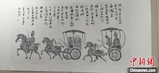 圖為傳拓作品?！〈蘖?攝