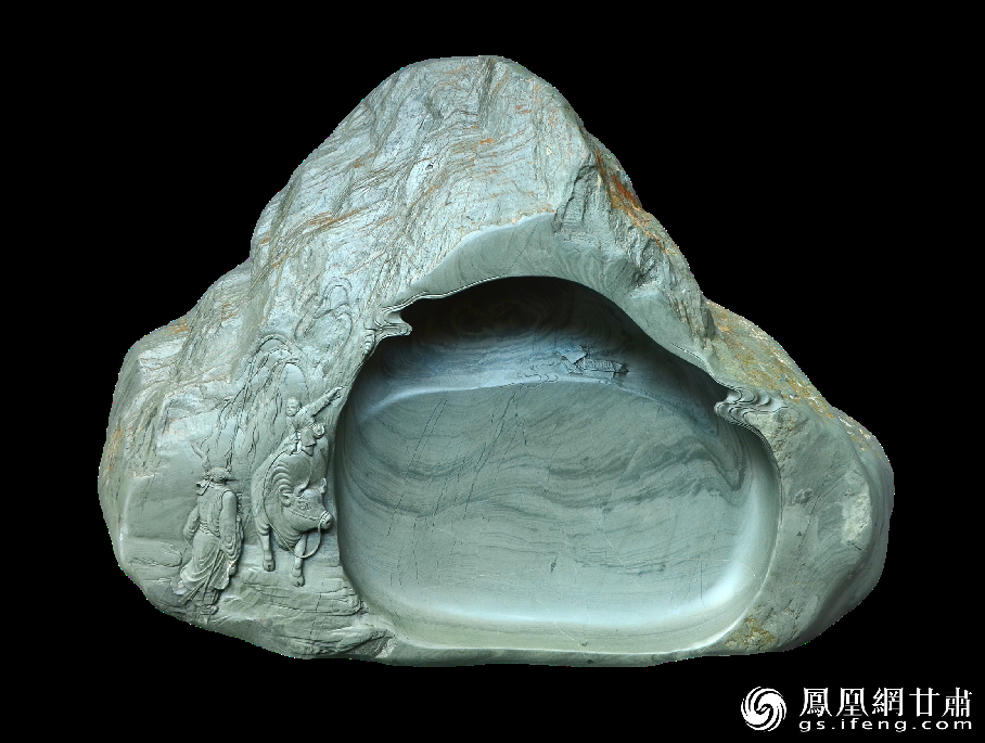 洮硯石質(zhì)細(xì)潤(rùn)堅(jiān)實(shí)，潑墨如油不損毫，書寫流利生輝。資料圖