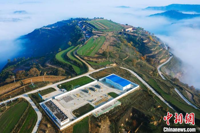 圖為中石油長慶油田慶陽天然氣開發(fā)場站。(資料圖) 慶陽市委宣傳部供圖